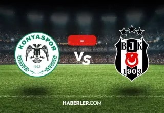 Konyaspor Beşiktaş maçı kaç kaç, bitti mi? MAÇ SONUCU! Konyaspor Beşiktaş golleri kim attı, canlı maç anlatımı!