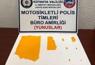 Kütahya’da Motosikletli Polislerden Uyuşturucu Operasyonu