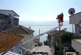 Leylekler için Yeni Yuva Hazırlıkları Tamamlandı