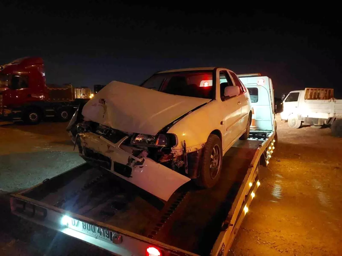 Manavgat’ta Trafik Kazası: 1 Yaralı