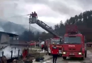 Mengen Rüya Çiftliği Oteli Restoranında Yangın