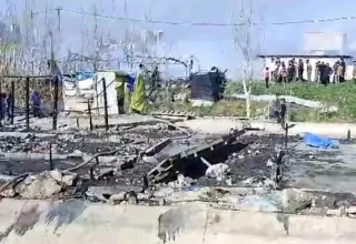 Mersin Tarsus’ta Tüpten Çıkan Yangın İki Çadırı Küle Çeviriyor