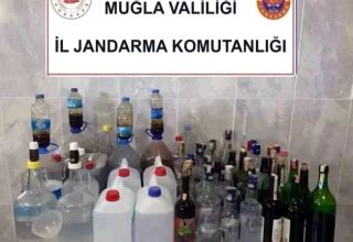 Muğla’da Kaçak Alkol Operasyonu