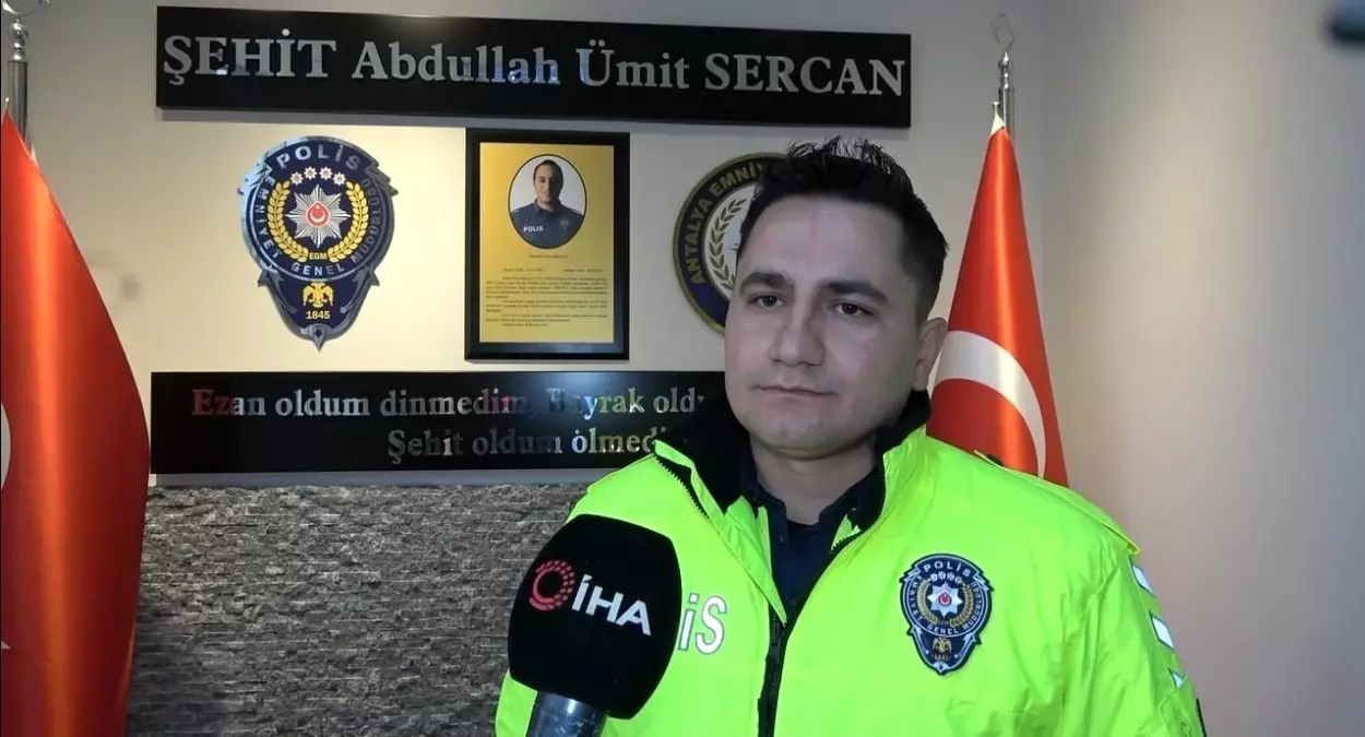 Öğretmene verdiği nasihatle içleri yakan polis memuru: “Onun sayesinde eşime ve çocuğuma binlerce dua geldi”