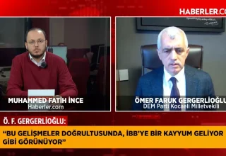 Ömer Faruk Gergerlioğlu: İBB’ye kayyum atanabilir, İmamoğlu’nun adaylığı engellenmeye çalışılıyor