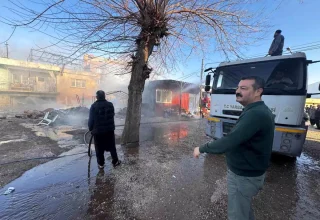 Osmaniye’de Konteyner Yangını: Maddi Hasar Meydana Geldi