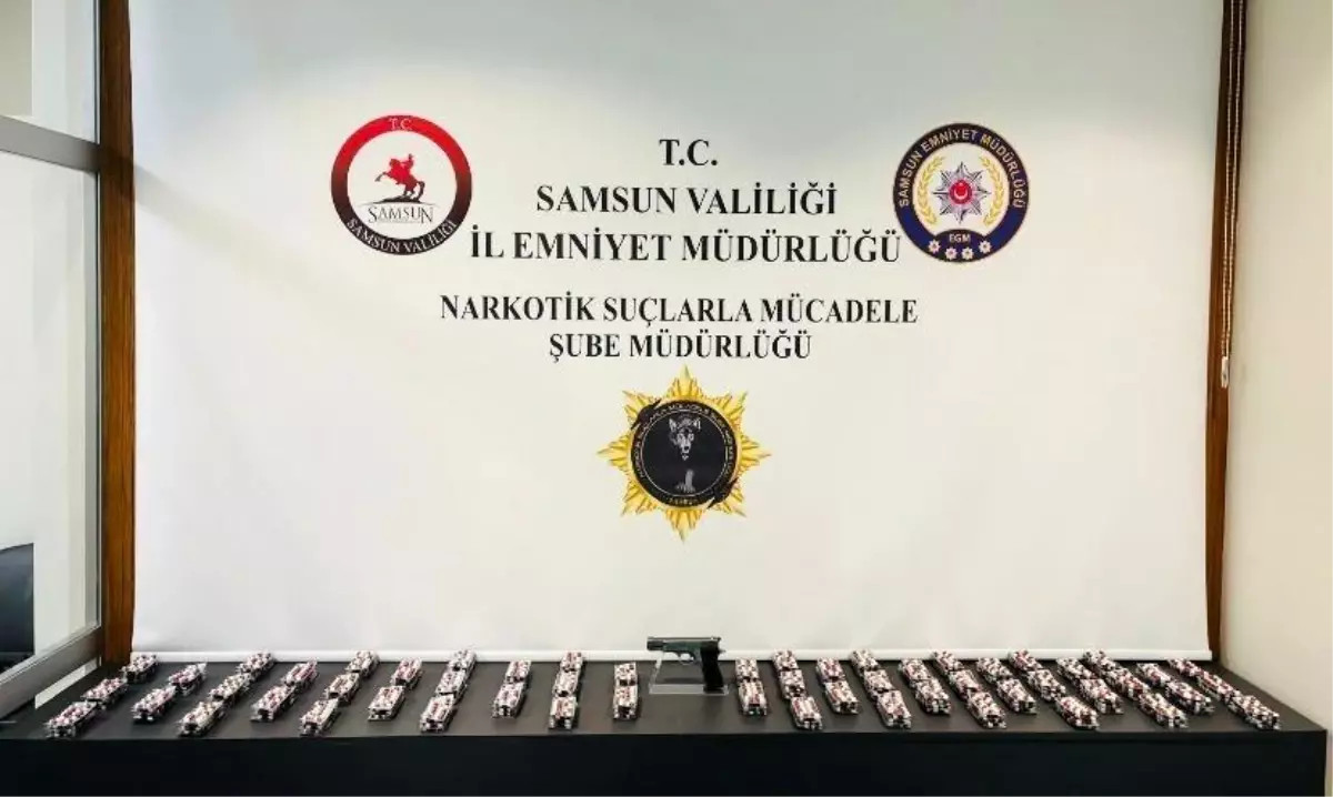 Samsun’da Uyuşturucu Operasyonu: 2 Bin 74 Sentetik Ecza Ele Geçirildi