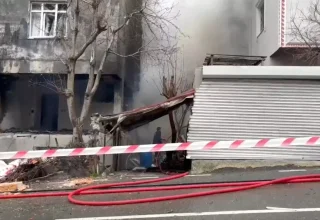 Tekirdağ’da Doğalgaz Patlaması Sonucu Yangın Çıktı, 4 Yaralı