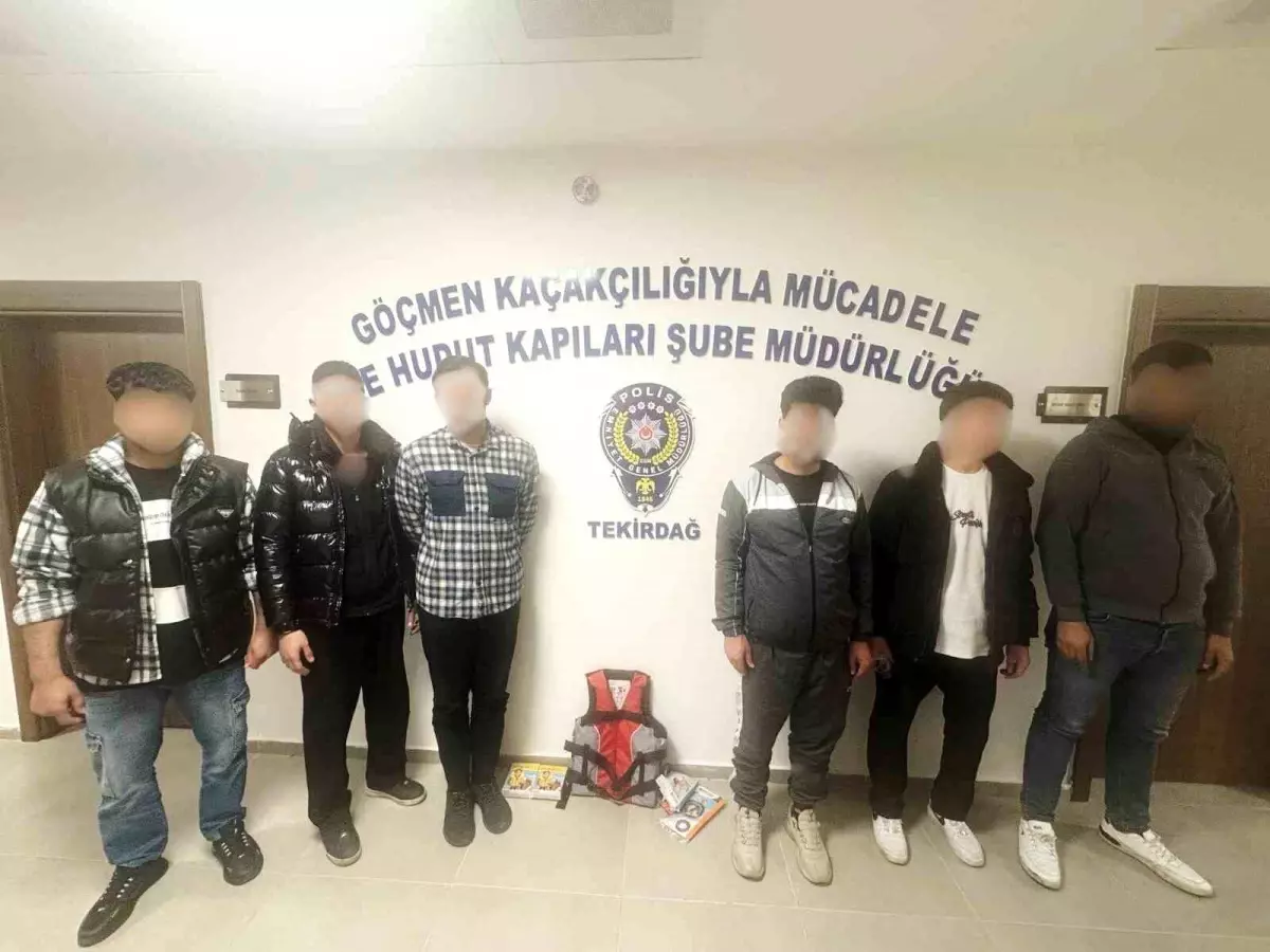 Tekirdağ’da Düzensiz Göçmen Kaçakçılığına Operasyon