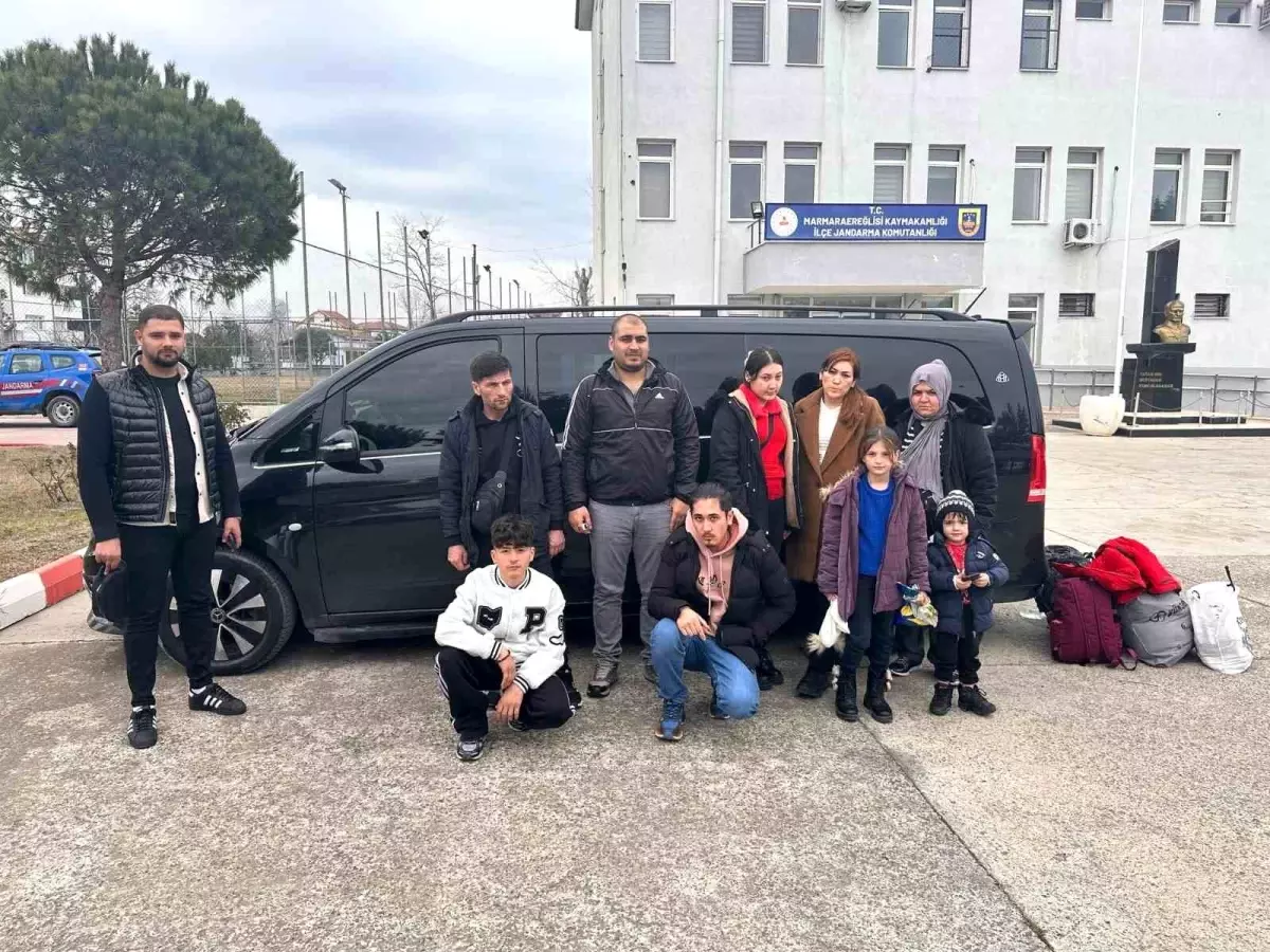 Tekirdağ’da Düzensiz Göçmenler Yakalandı