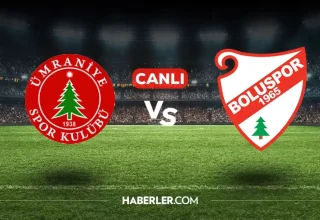 Ümraniyespor Boluspor CANLI nereden izlenir? Ümraniyespor Boluspor maçı hangi kanalda, nasıl izlenir?