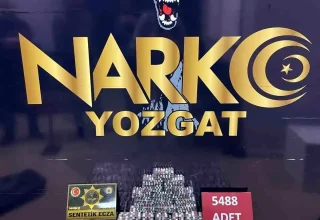 Yozgat’ta Narkotik Operasyonu: 5 Bin 488 Sentetik Hap Ele Geçirildi